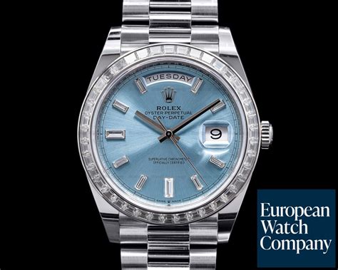 rolex day date 40 platinum diamond bezel|18k presidential rolex diamond bezel.